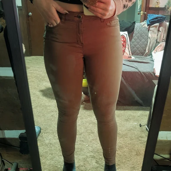 Dynamite Army Green Skinny Jeans - Picture 2 of 7